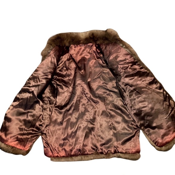 ***VINTAGE*** 100% Real Rabbit Fur Coat - Picture 2 of 4
